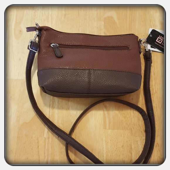 NWT Stone Mountain Brown East West 3 In 1 Purse - Picture 3 of 7